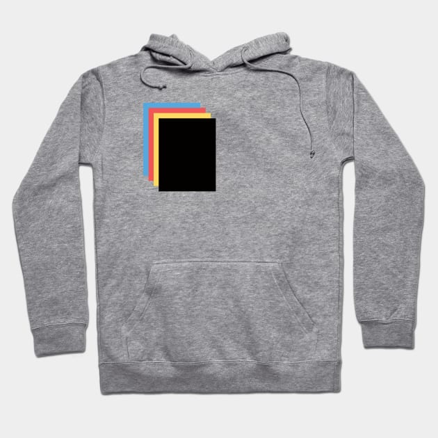 ELW CMYK Hoodie by EntryLevelWorker